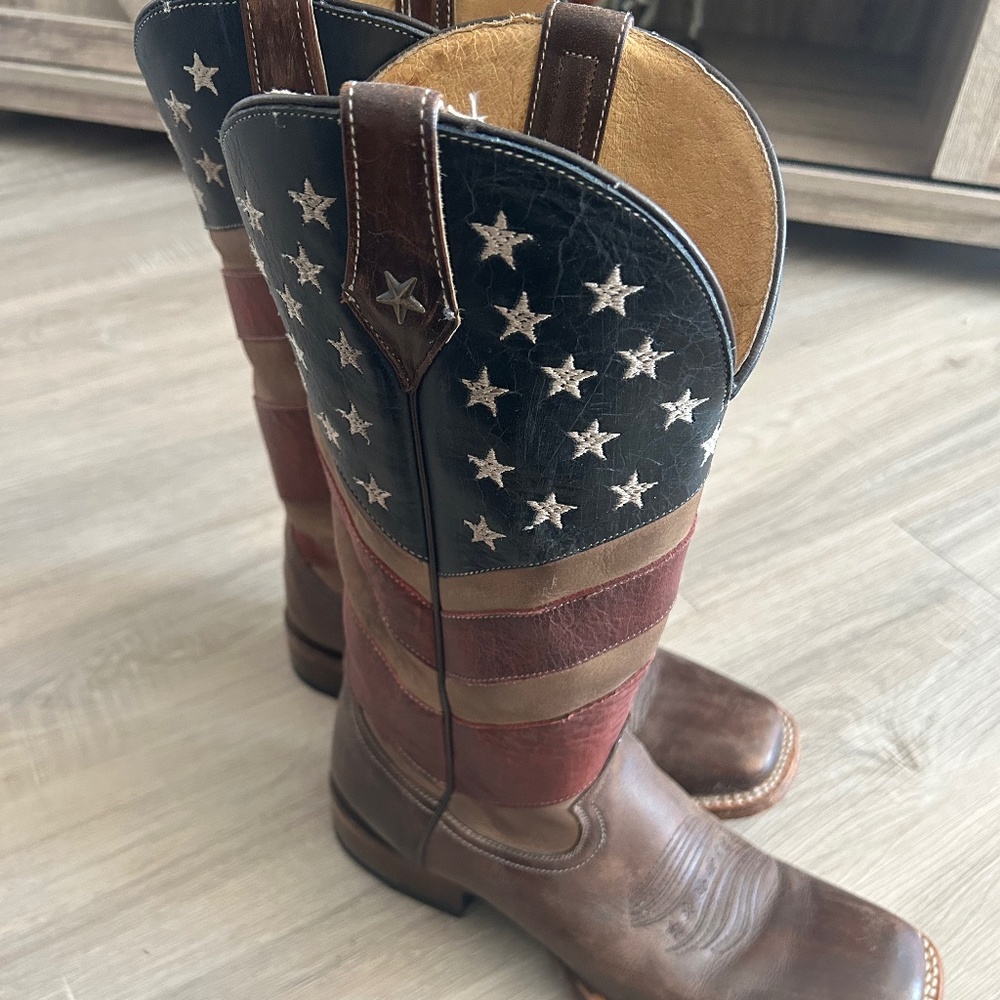 Roper American Flag boots